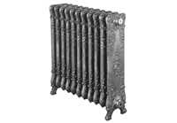 verona hand burnished cast iron radiator range 800mm 11 sections