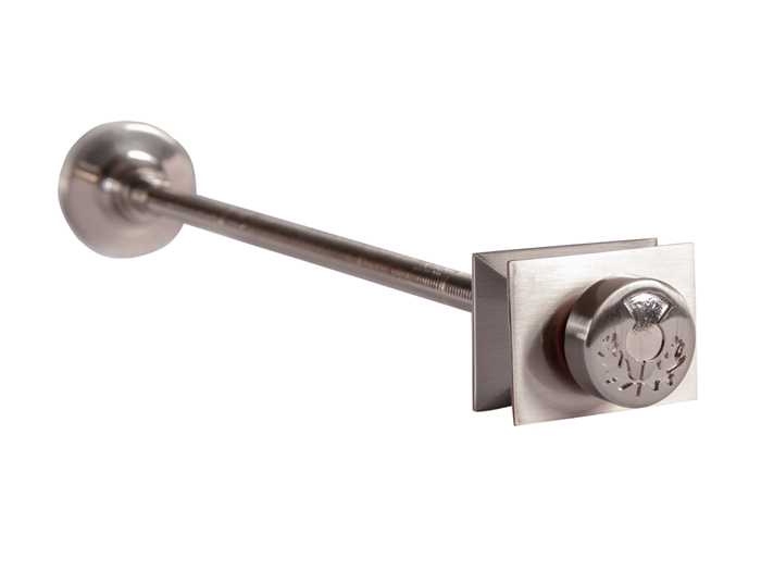 Thistle Wall Stay Satin Nickel 300
