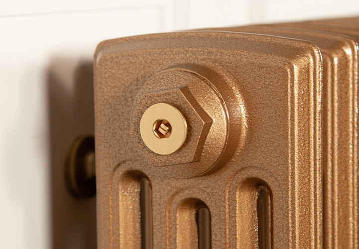 Brushed Brass Bleed Valve 1/2"