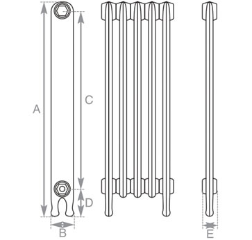 narrow eton radiator measurements