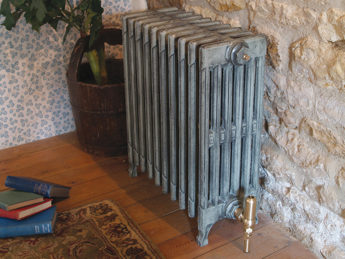 Victorian 6 column radiator in antiqued finish