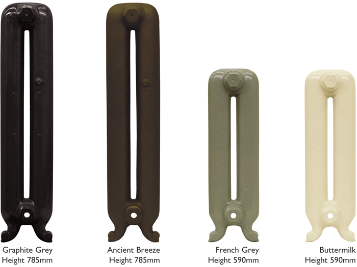 Duchess 2 column cast iron radiator sections in various heights