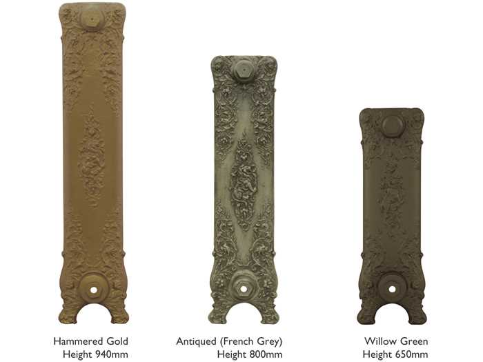 Verona cast iron radiator sections in various heights