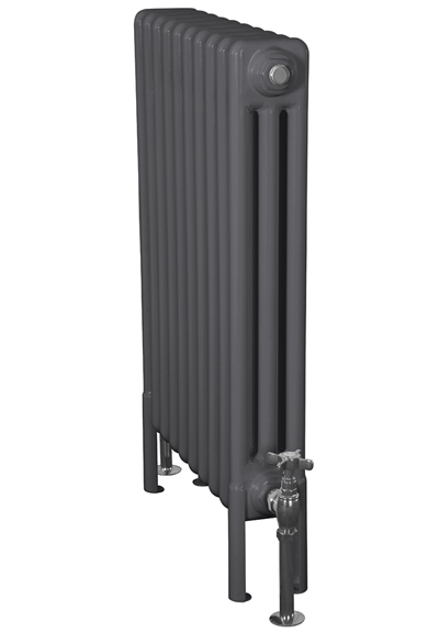 Enderby Steel Radiator 3 Column 10 Section 710Mm Foundry Grey
