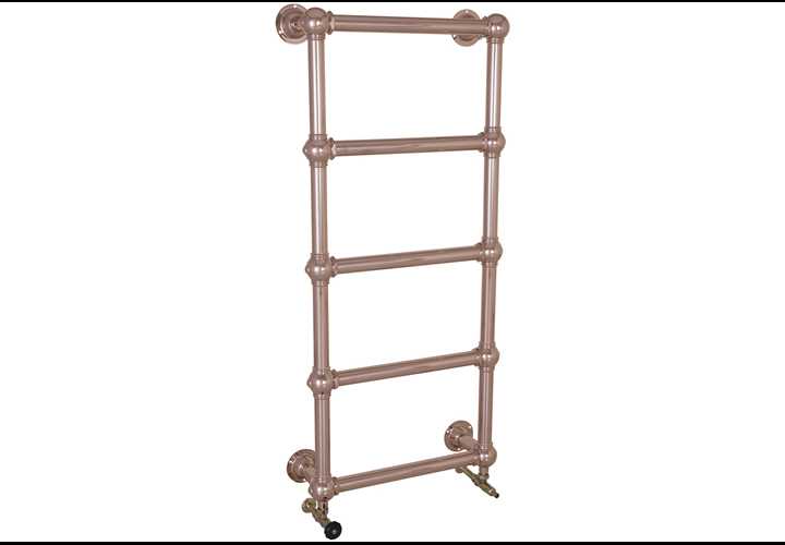 Colossus Copper Wall Mounted Towel Rail - 1300mm x 600mm