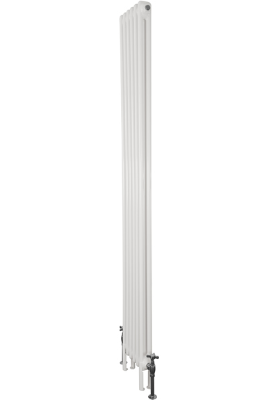 Enderby Steel Radiator 2 Column 6 Section 1800Mm White Primer