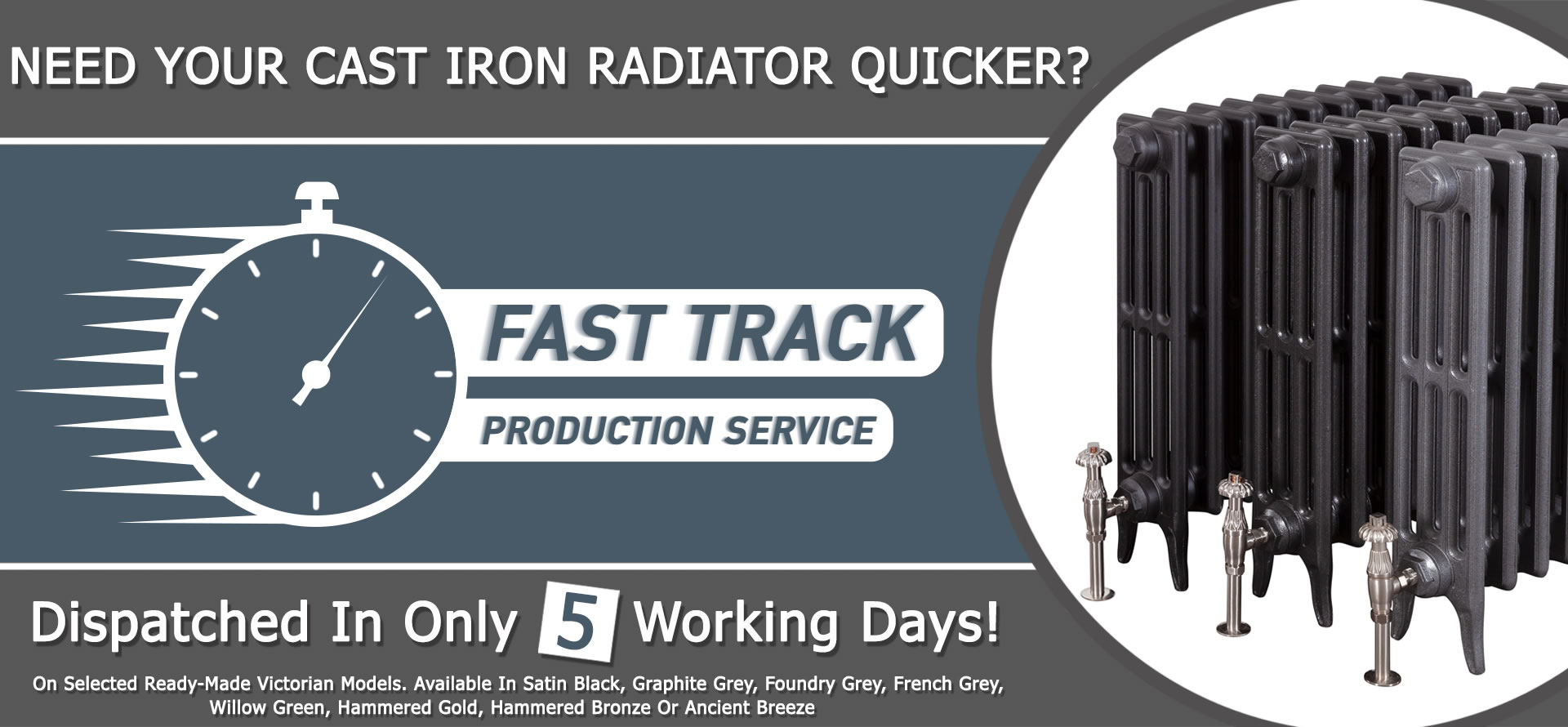 Readymade Radiator Fast Track Service