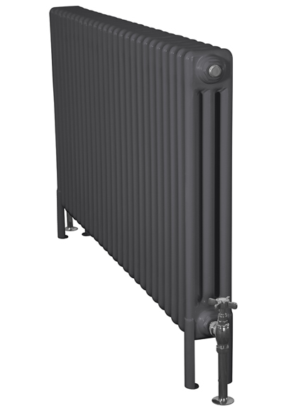 Enderby Steel Radiator 3 Column 26 Section 710Mm Foundry Grey