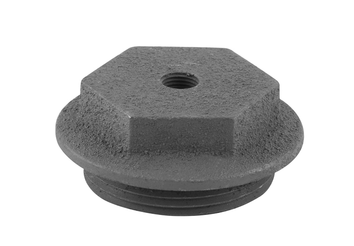 1.5" End Cap With Bleed Inlet Right Hand Thread