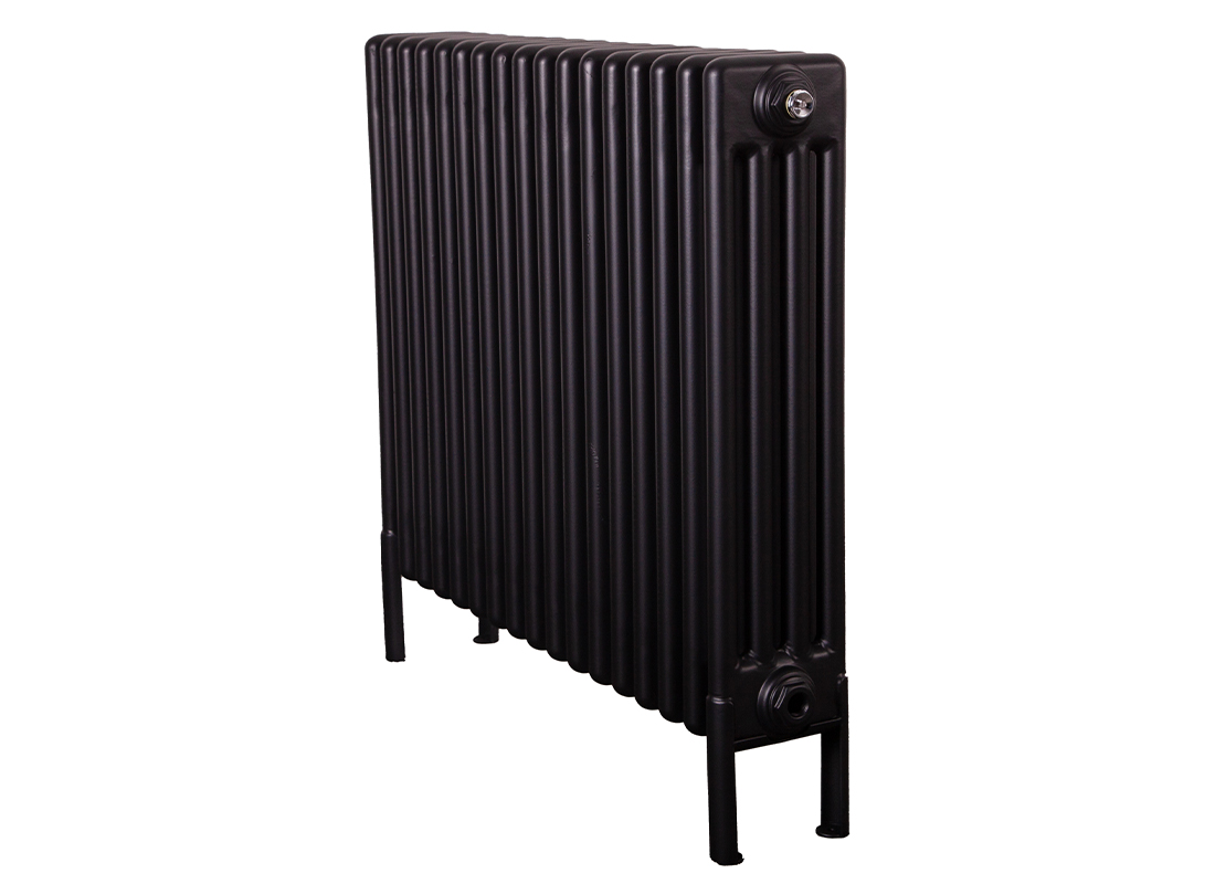 Enderby Steel Radiator 4 Column 17 Section Satin Black