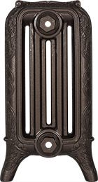 Ribbon 4 Column 530Mm Hammered Bronze End