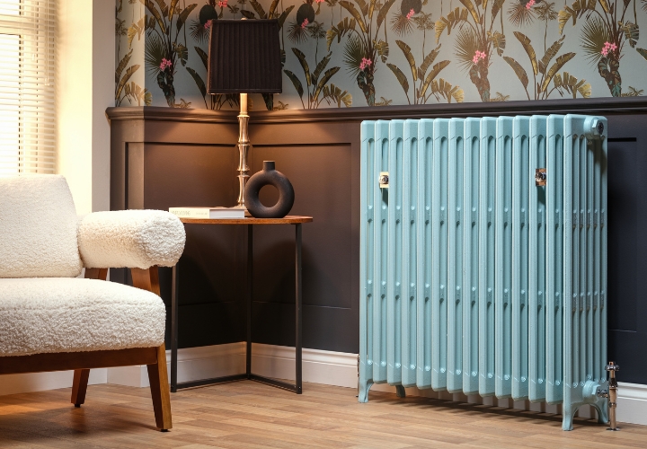 Victorian 6 Column Cast Iron Radiator