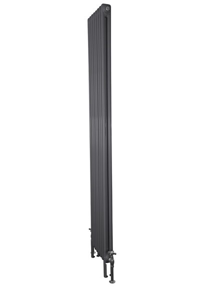 Enderby Steel Radiator 2 Column 8 Section 1910Mm Foundry Grey
