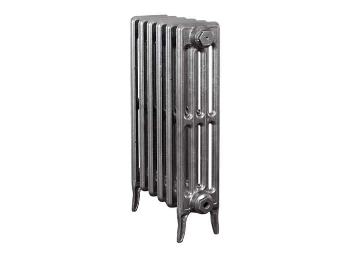 Victorian 4 Column 660Mm Pewter Lustre 6 Sections