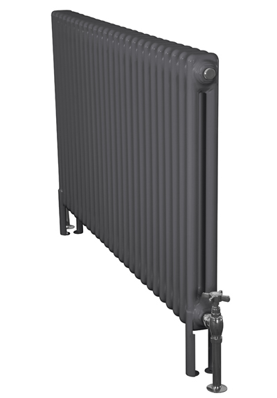 Enderby Steel Radiator 2 Column 26 Section 710Mm Foundry Grey