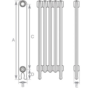 Narrow Eton Line Drawing