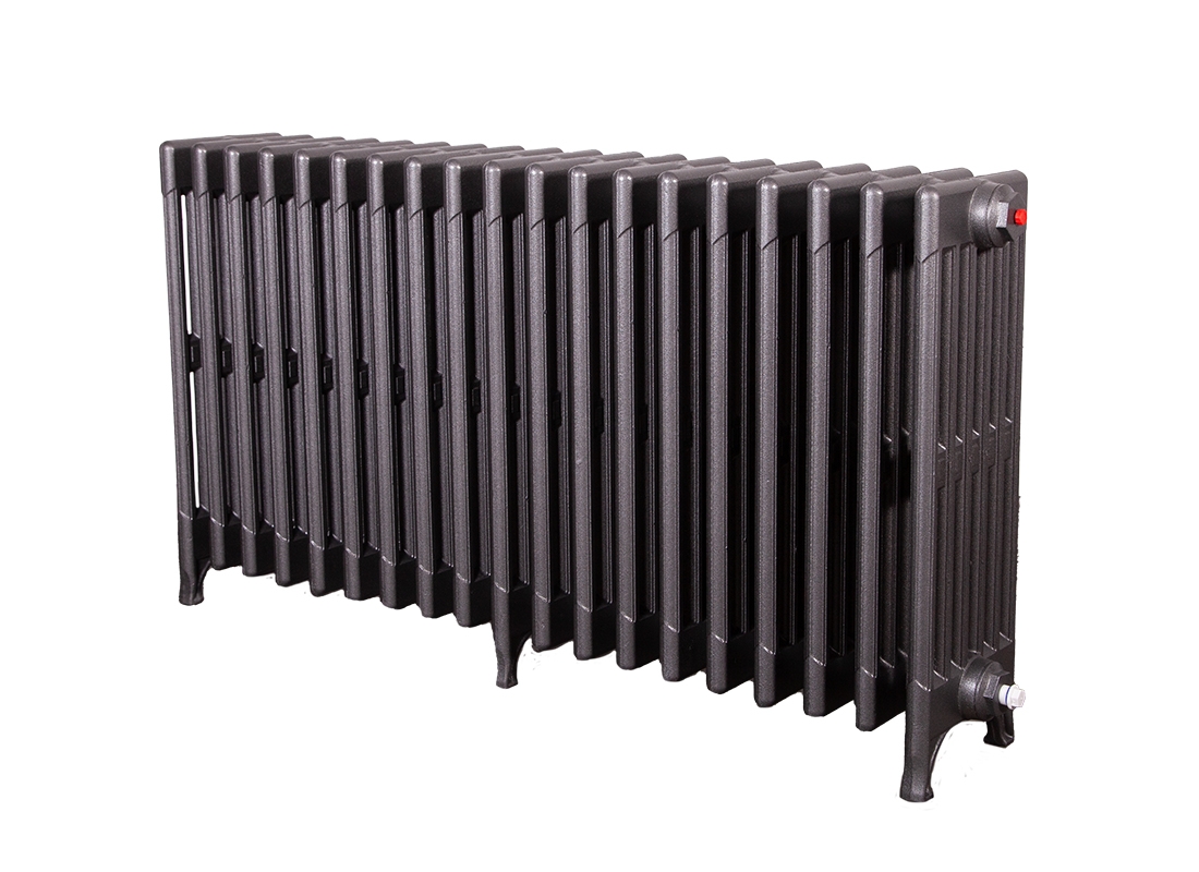 Victorian 6 Column 630Mm 19 Sections Foundry Grey