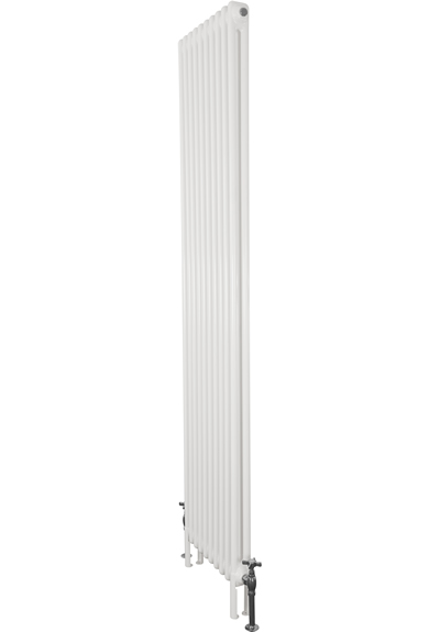 Enderby Steel Radiator 2 Column 10 Section 1800Mm White Primer