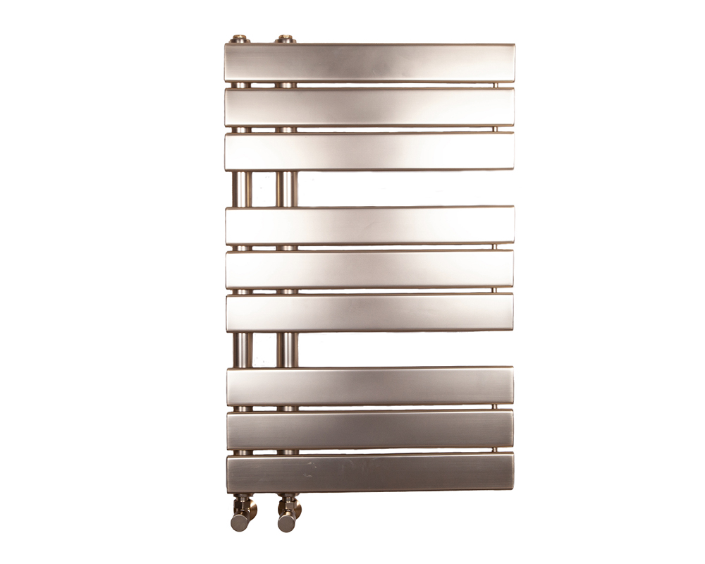 Seattle 9 Bar Brushed Brass Towel Rail