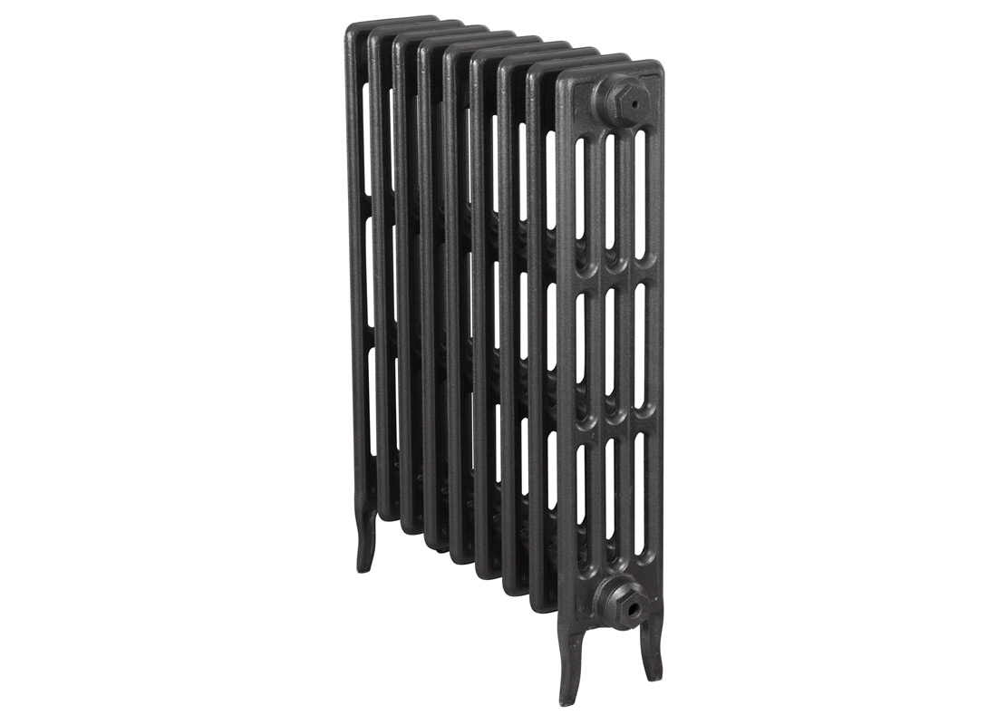 Victorian 4 Column 810Mm Graphite Grey 9 Sections Detail 2
