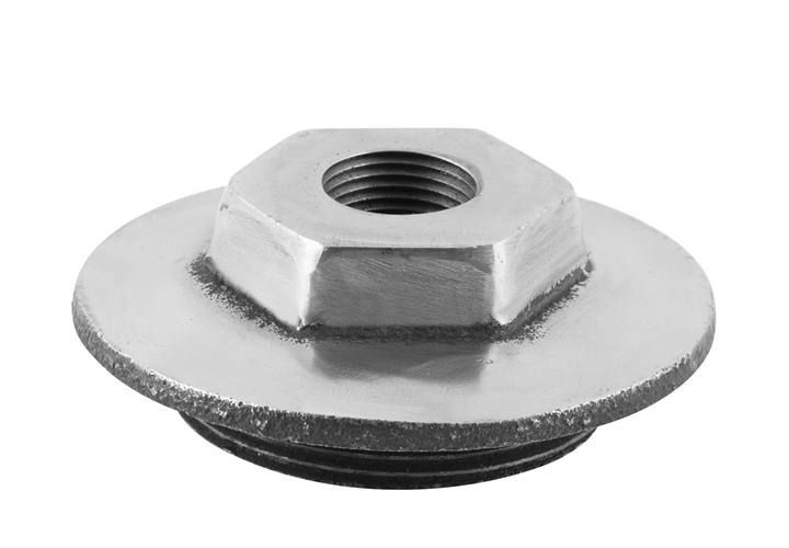 2" BSP to 0.5" BSP End Bush (Left Hand Thread) - Full Polish