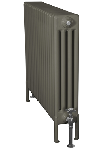 Enderby Steel Radiator 4 Column 17 Section 710Mm Willow Green