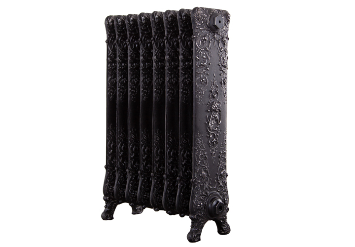 Verona 1 Column Highlight Polish Cast Iron Radiator - H800mm x W530mm