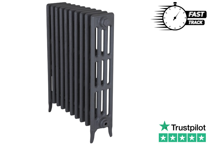 Victorian 4 Column Cast Iron Radiator - H810mm x W644mm