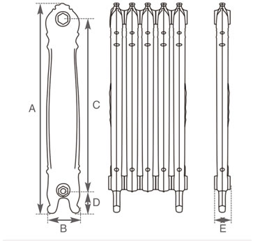Antoinette Line Drawing