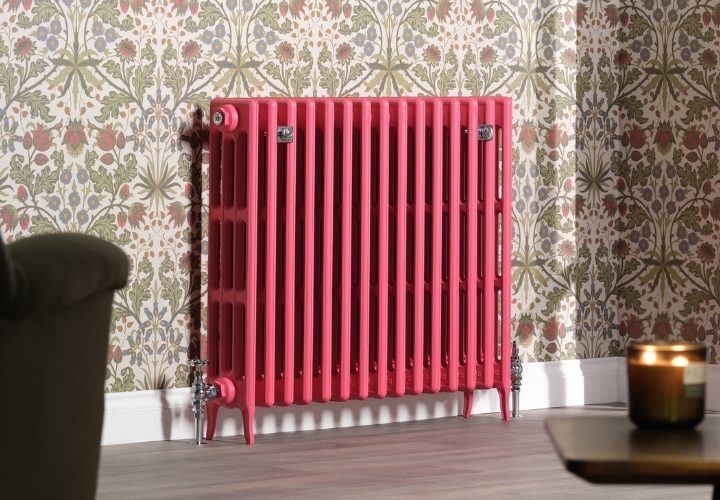 Victorian 4 Column Cast Iron Radiator