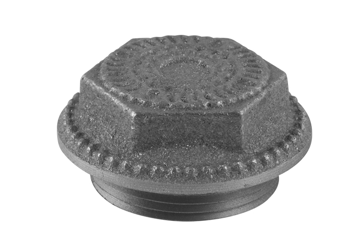Decorative 1.5" End Cap Right Hand Thread