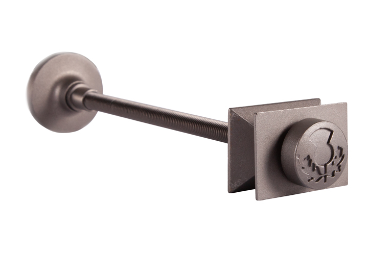 Thistle Pewter Wall Stay - 200mm