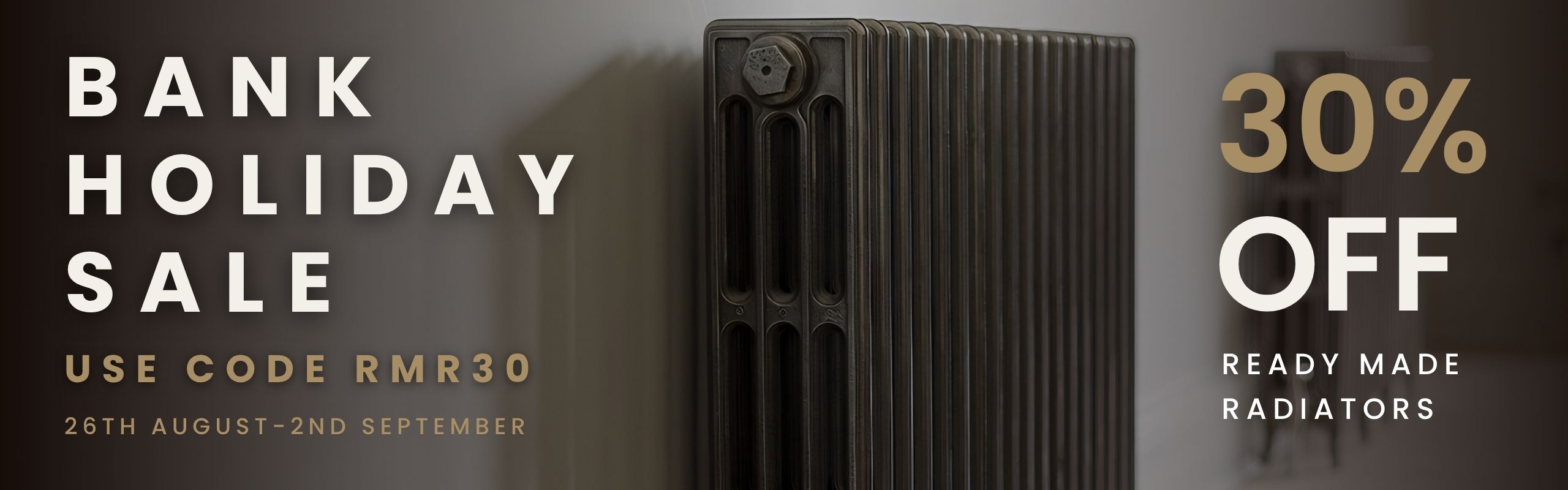 Trads Bank Holiday Sale Desktop Banner 3