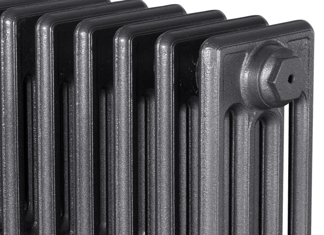 Victorian 4 Column 810Mm 20 Sections Foundry Grey Detail