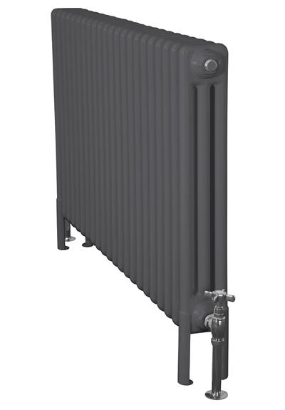 Enderby Steel Radiator 3 Column 22 Section 710Mm Foundry Grey