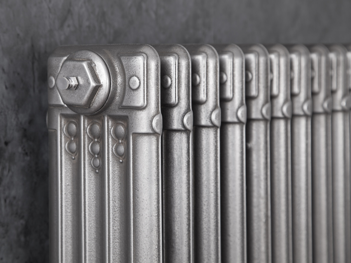 Deco Cast Iron Radiator In Hand Burnished Finish