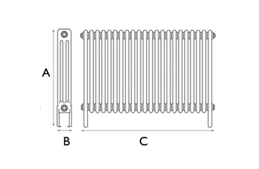 Enderby 3 Column 22 Section 600Mm Measurements