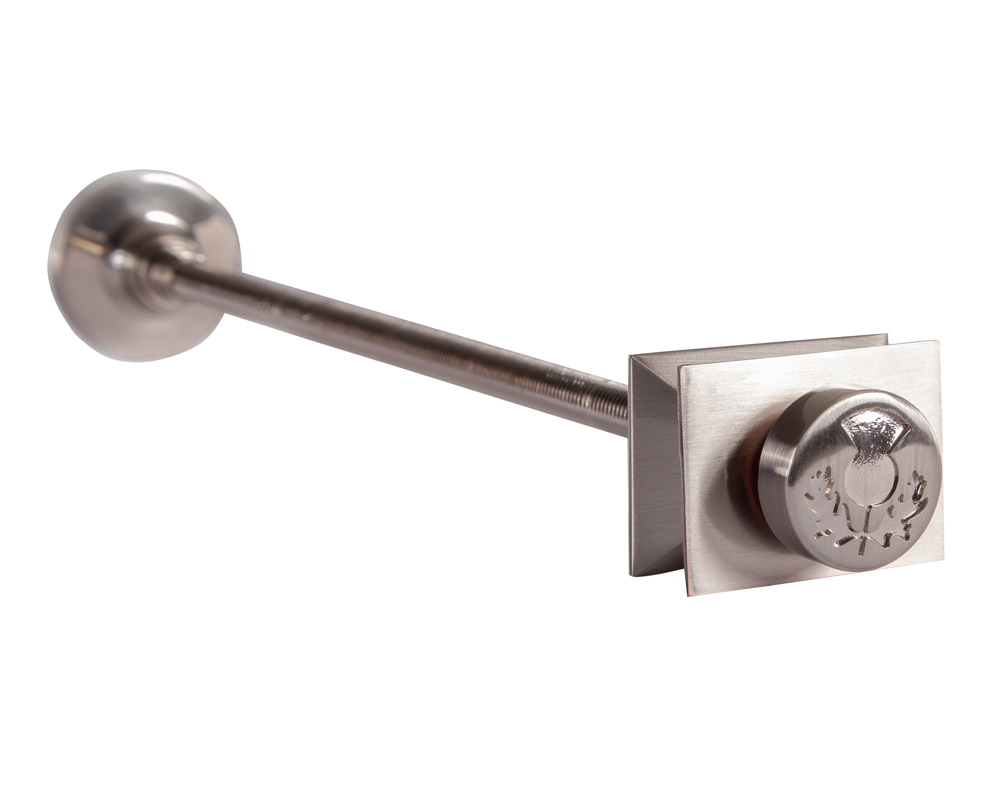 Thistle Wall Stay Satin Nickel 300