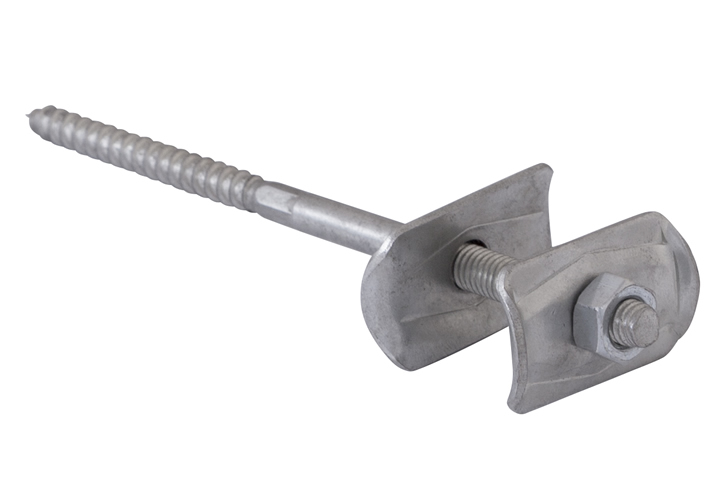 Galvanised Hexagon Plate Wall Stay