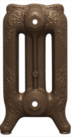 Rococo 3 Column 460Mm Hammered Bronze End
