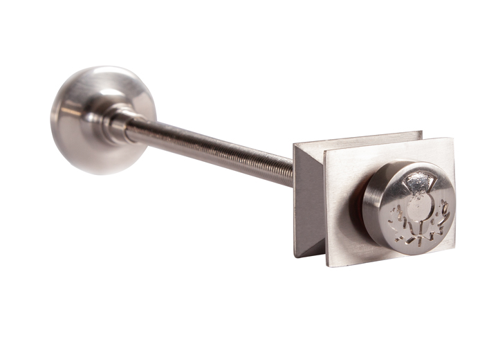 Thistle Satin Nickel Wall Stay - 200mm