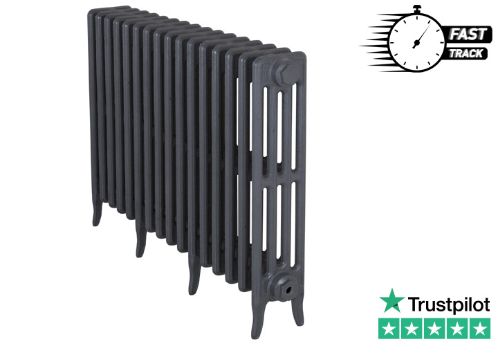 Victorian 4 Column Cast Iron Radiator - H660mm x W1010mm