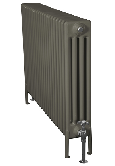 Enderby Steel Radiator 4 Column 22 Section 710Mm Willow Green