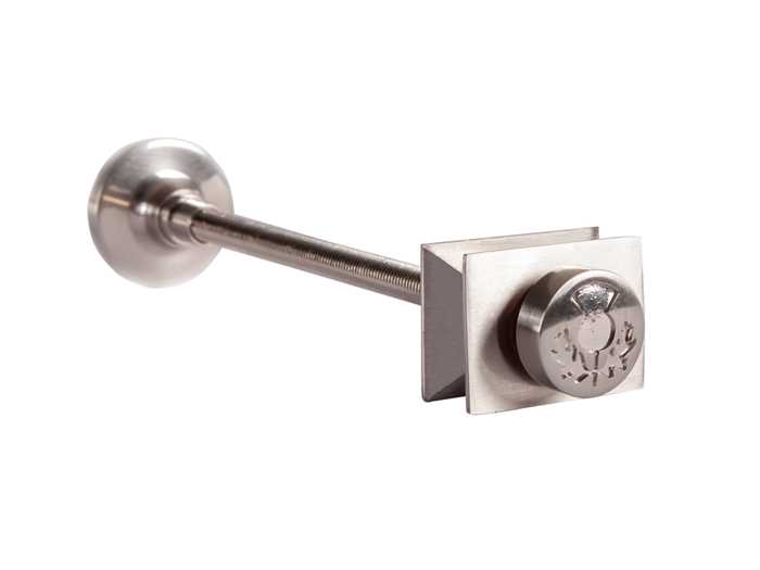 Thistle Wall Stay Satin Nickel 200