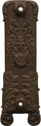 Chelsea 675Mm Hammered Bronze End